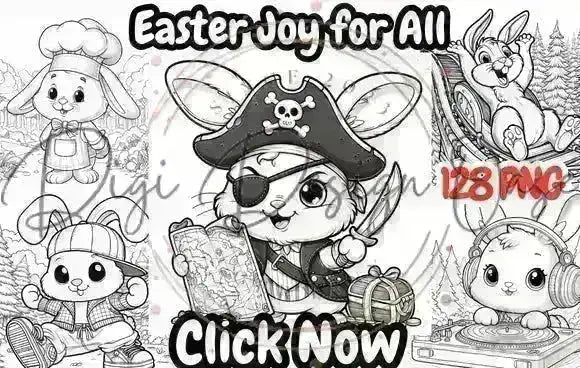 Malbuch Funny Bunny