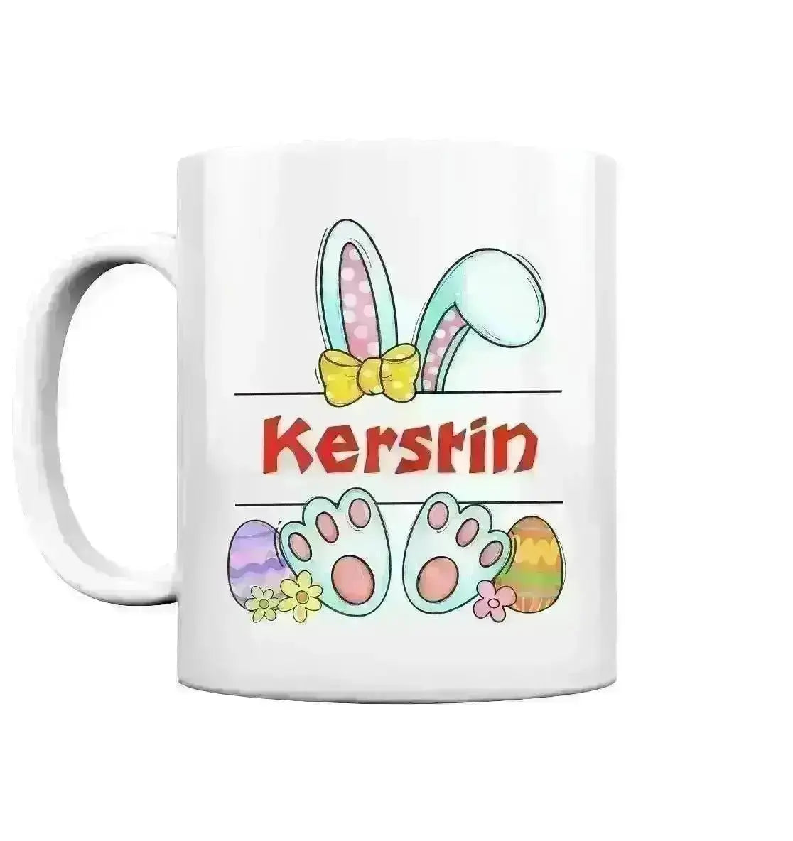 Namenstasse mit WUNSCHNAME zu Ostern - Tasse glanz