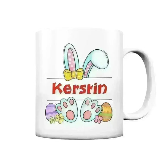 Namenstasse mit WUNSCHNAME zu Ostern - Tasse matt