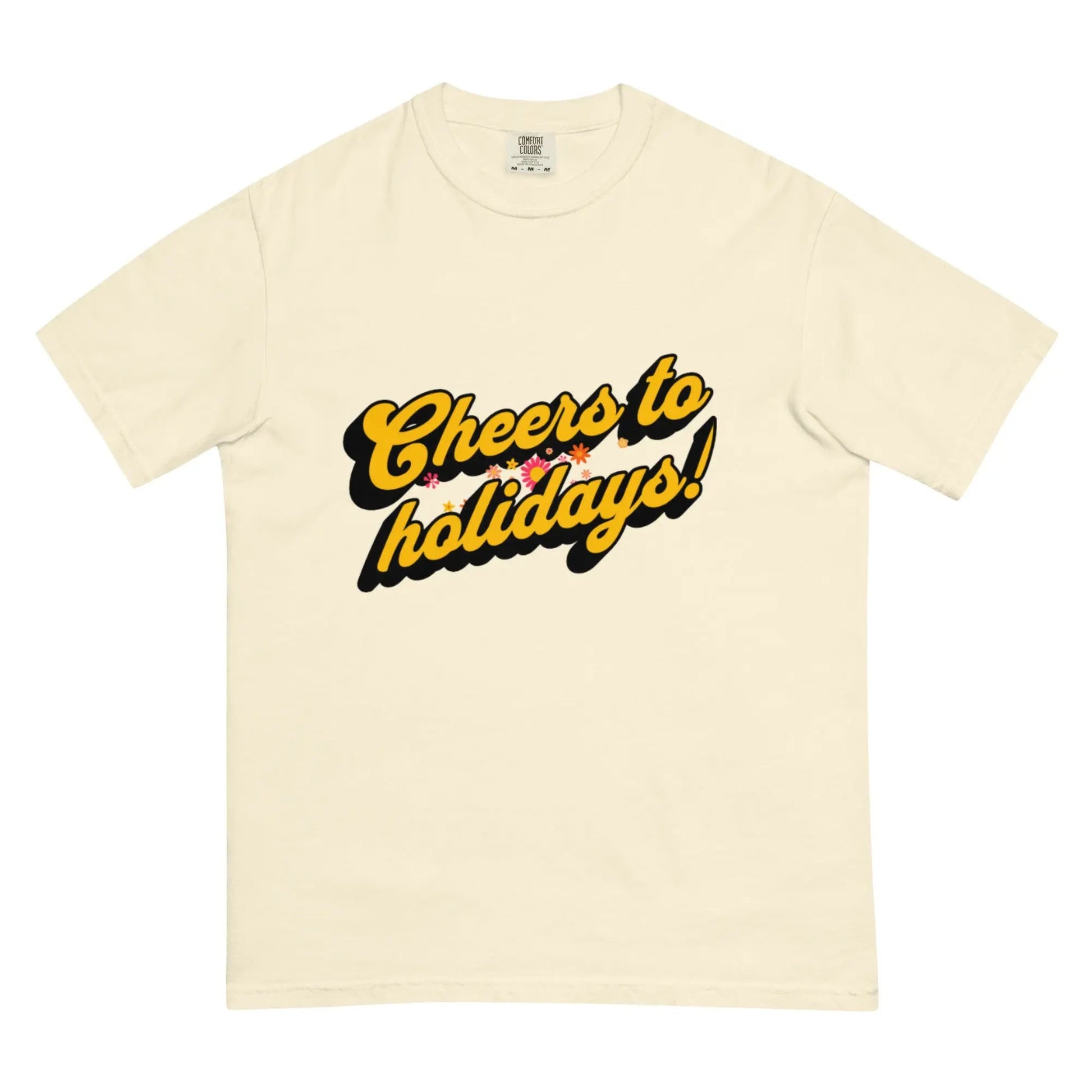 Schweres, stückgefärbtes Unisex - T-Shirt