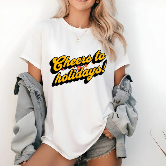 Schweres, stückgefärbtes Unisex - T-Shirt