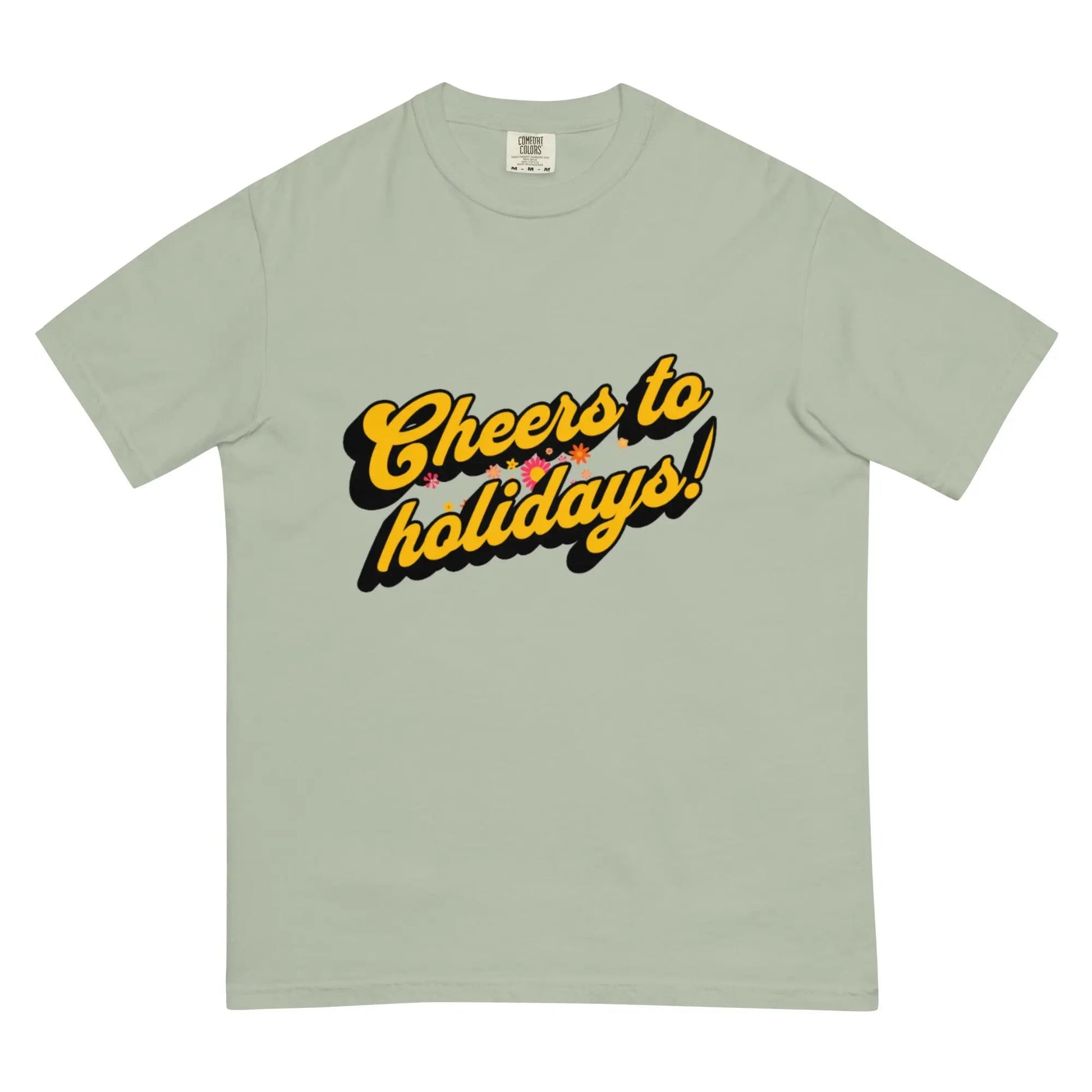 Schweres, stückgefärbtes Unisex - T-Shirt