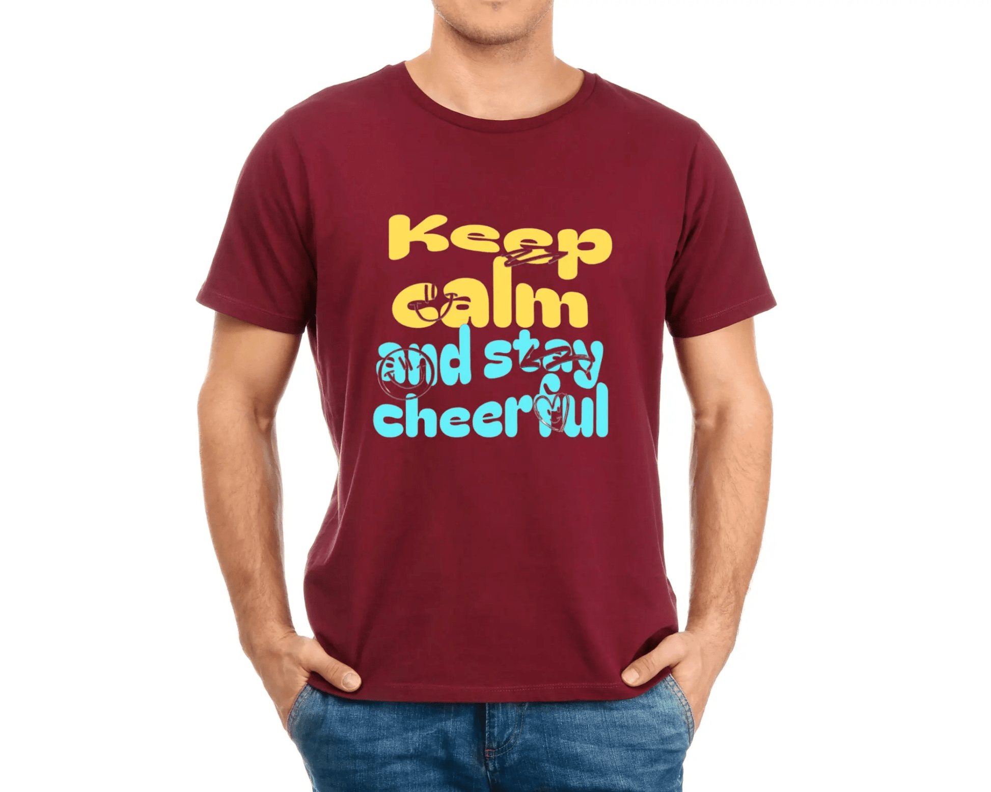 Schweres, stückgefärbtes Unisex - T-Shirt