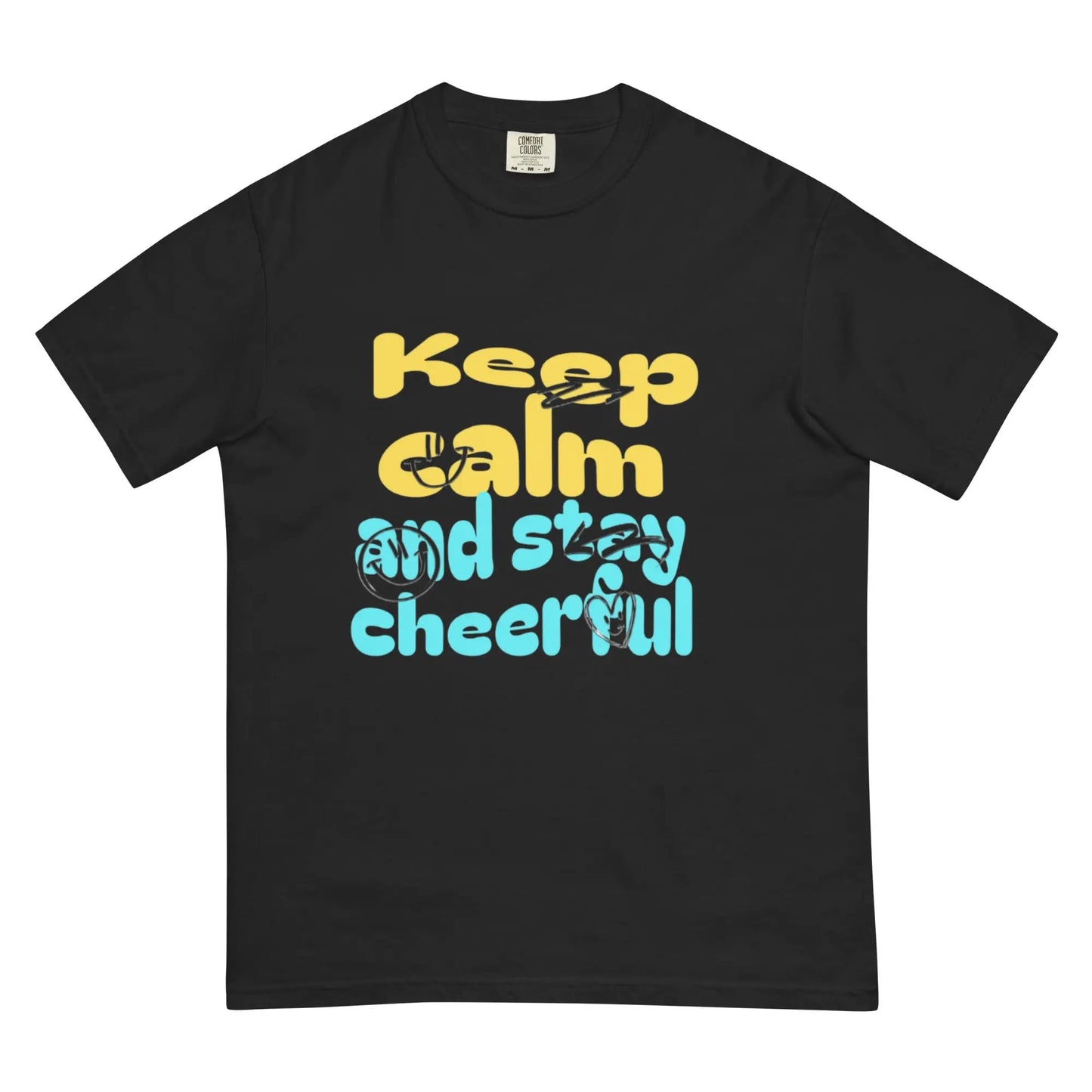 Schweres, stückgefärbtes Unisex - T-Shirt