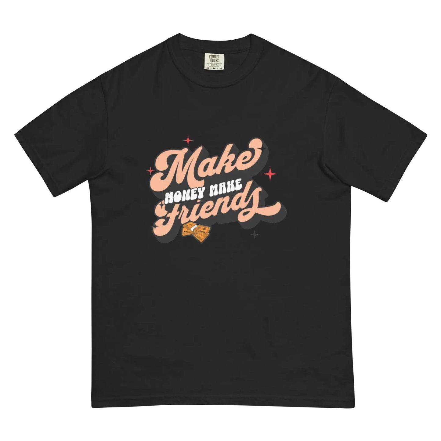 Schweres, stückgefärbtes Unisex - T-Shirt