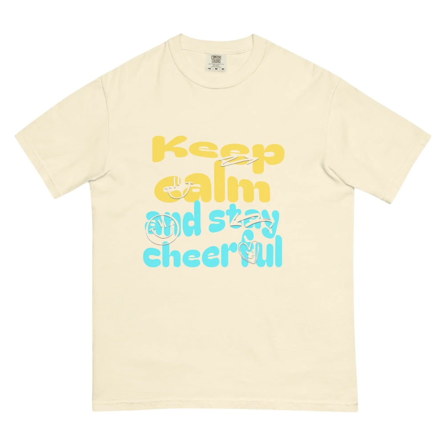 Schweres, stückgefärbtes Unisex - T-Shirt