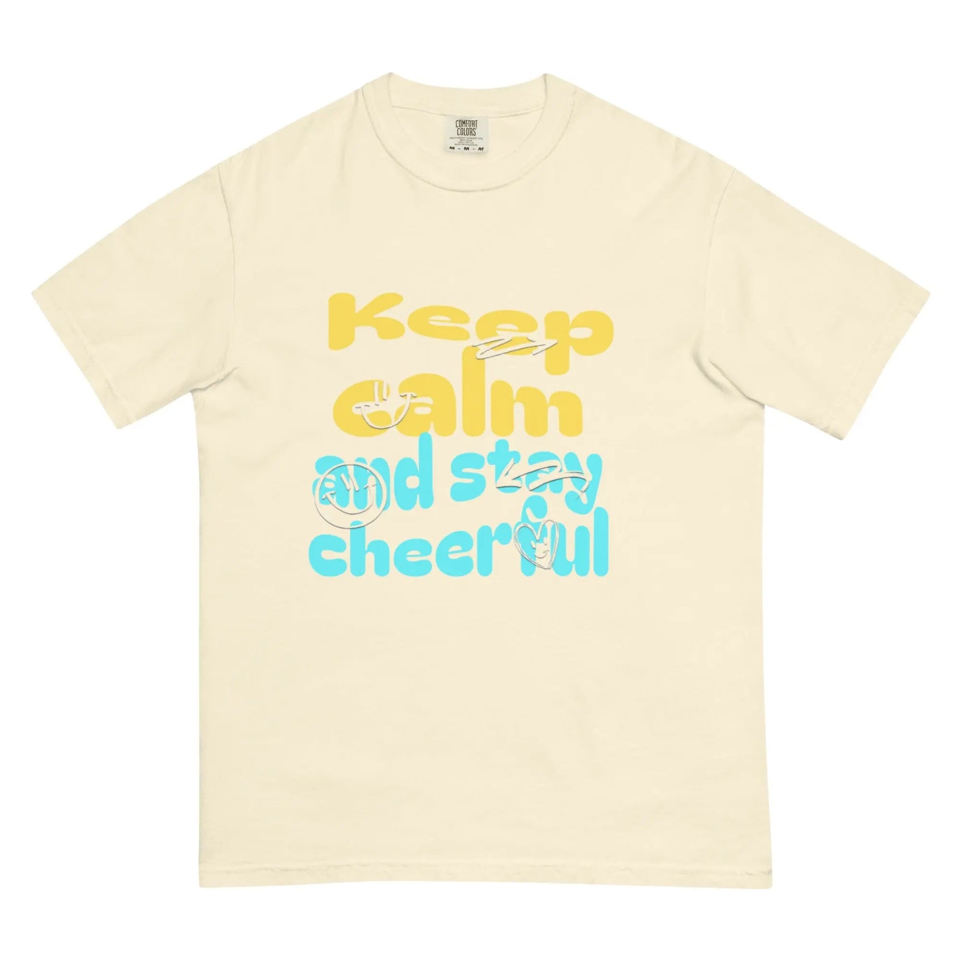 Schweres, stückgefärbtes Unisex - T-Shirt