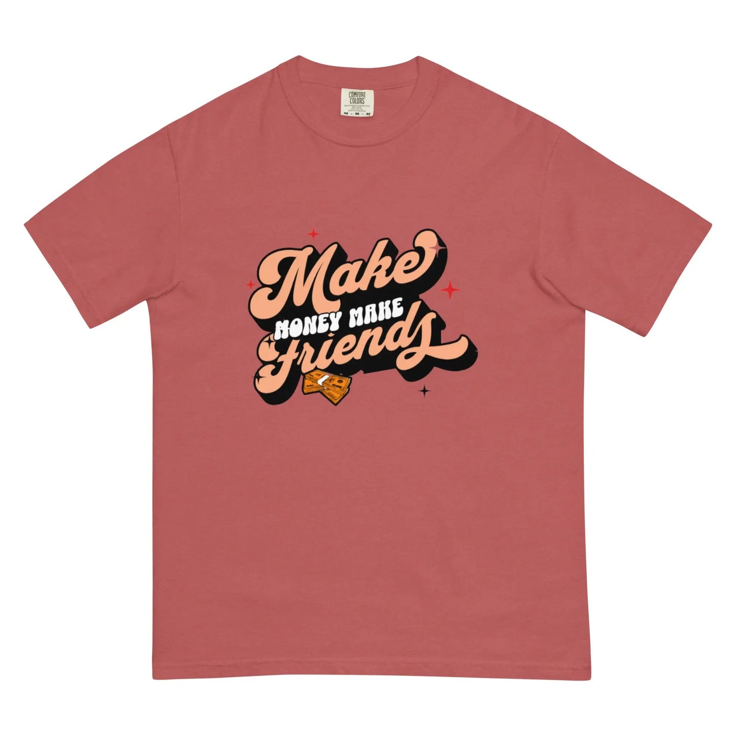 Schweres, stückgefärbtes Unisex - T-Shirt