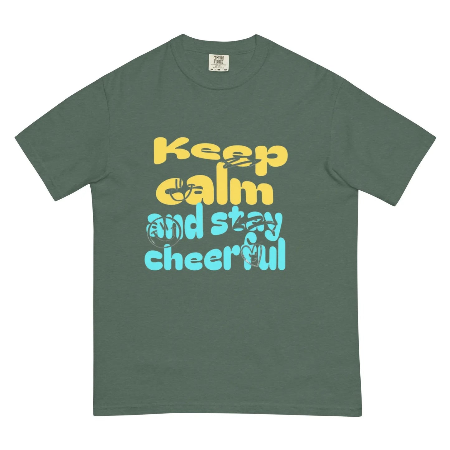 Schweres, stückgefärbtes Unisex - T-Shirt