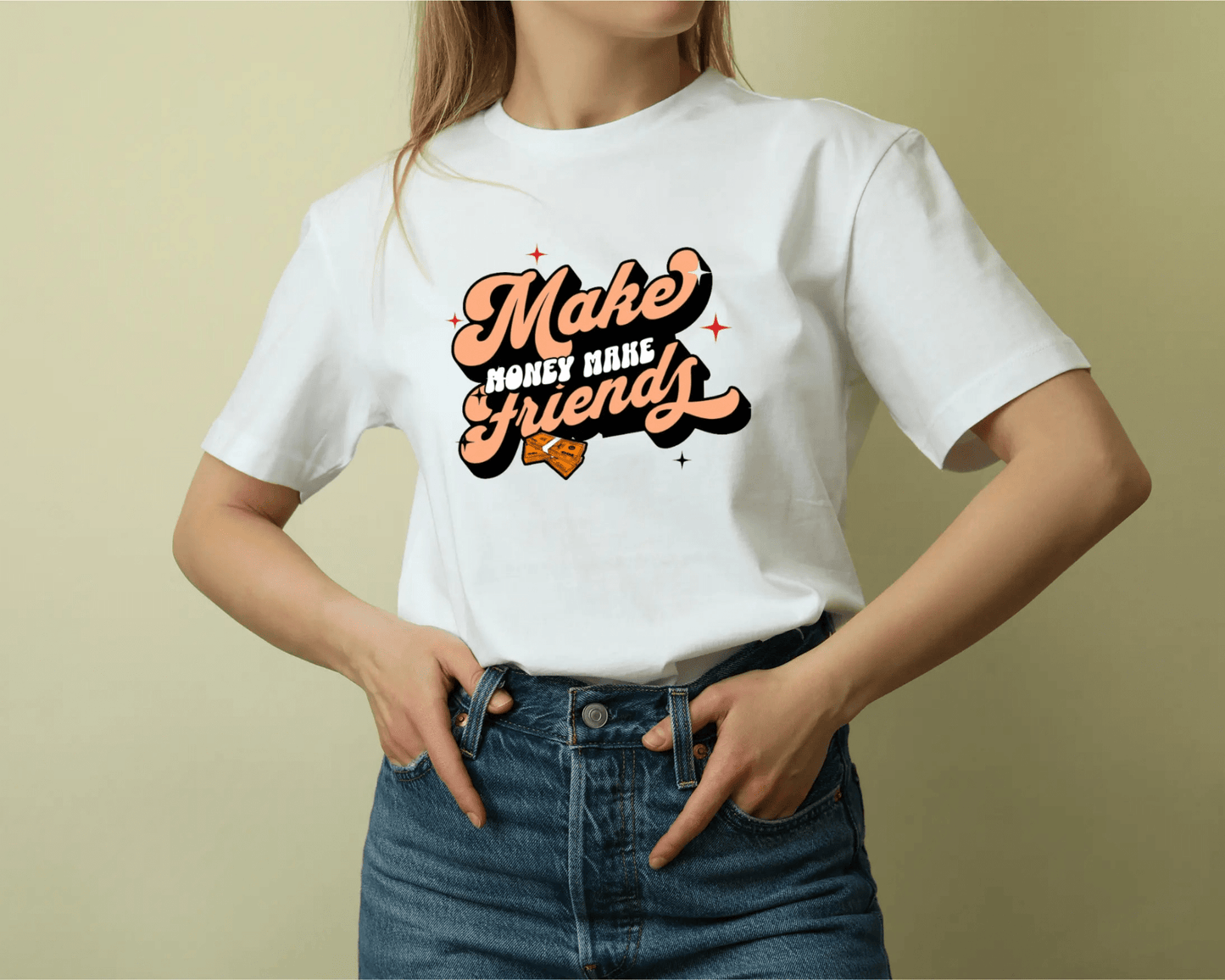 Schweres, stückgefärbtes Unisex - T-Shirt