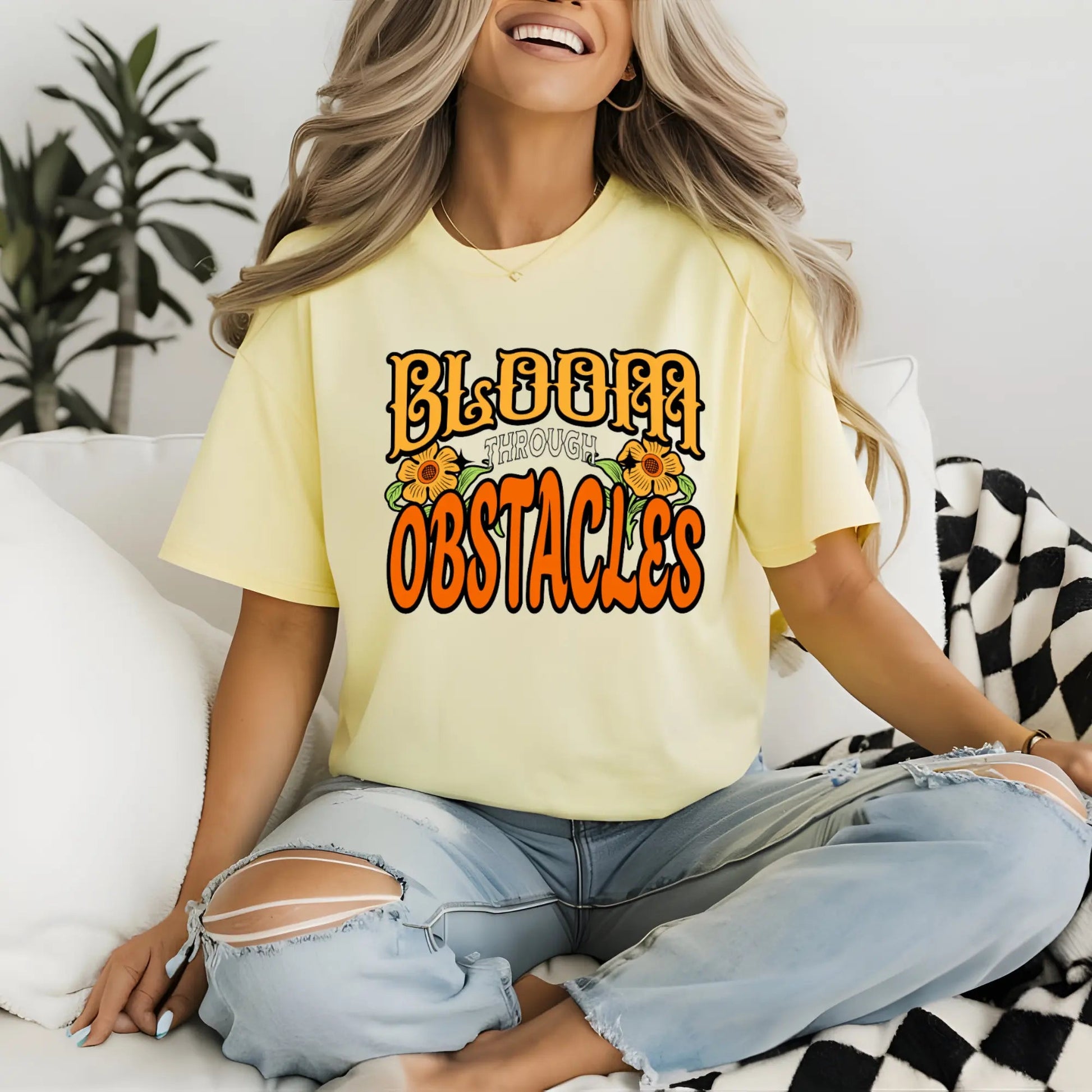 Schweres, stückgefärbtes Unisex - T-Shirt