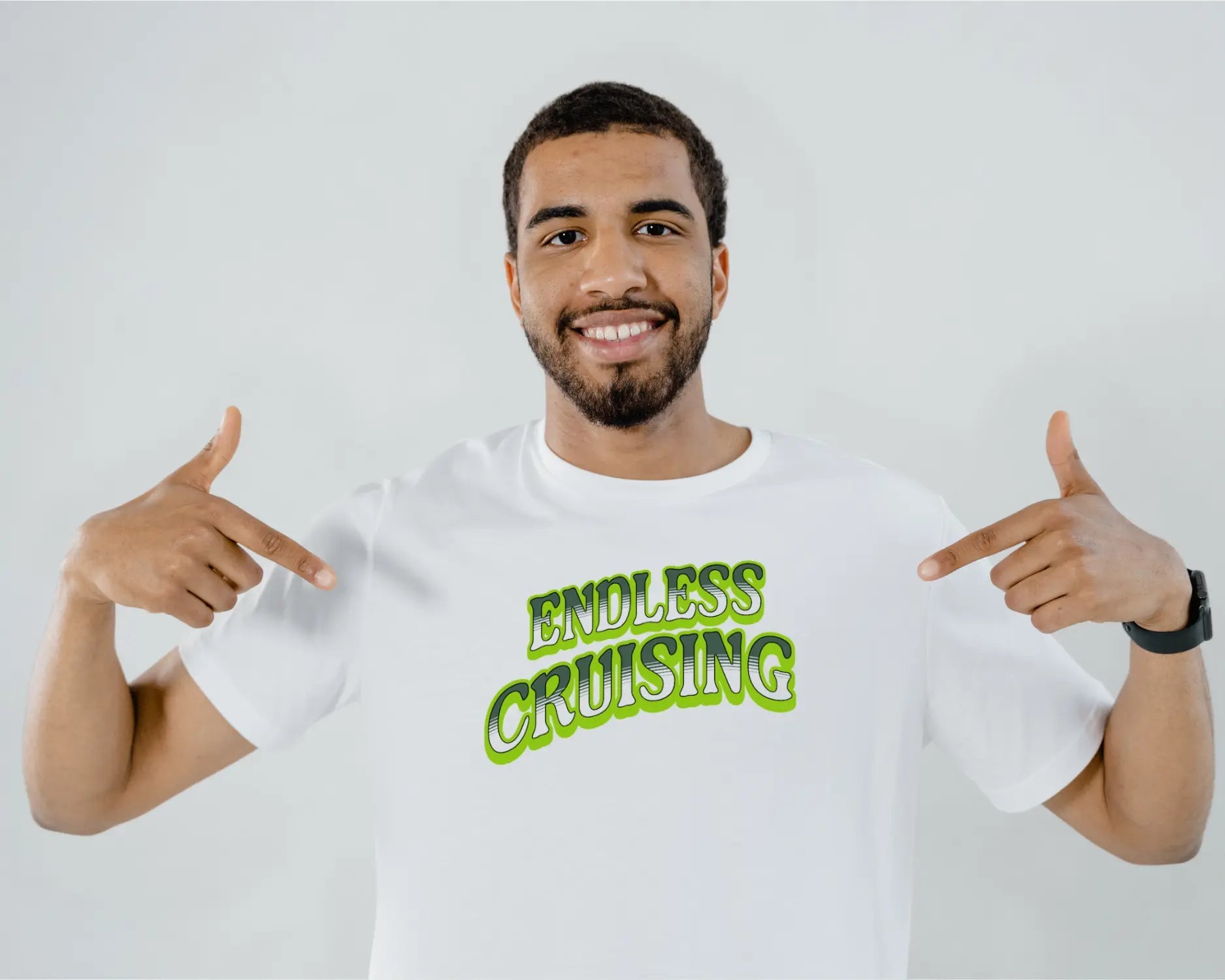 Übergroßes schweres T-Shirt