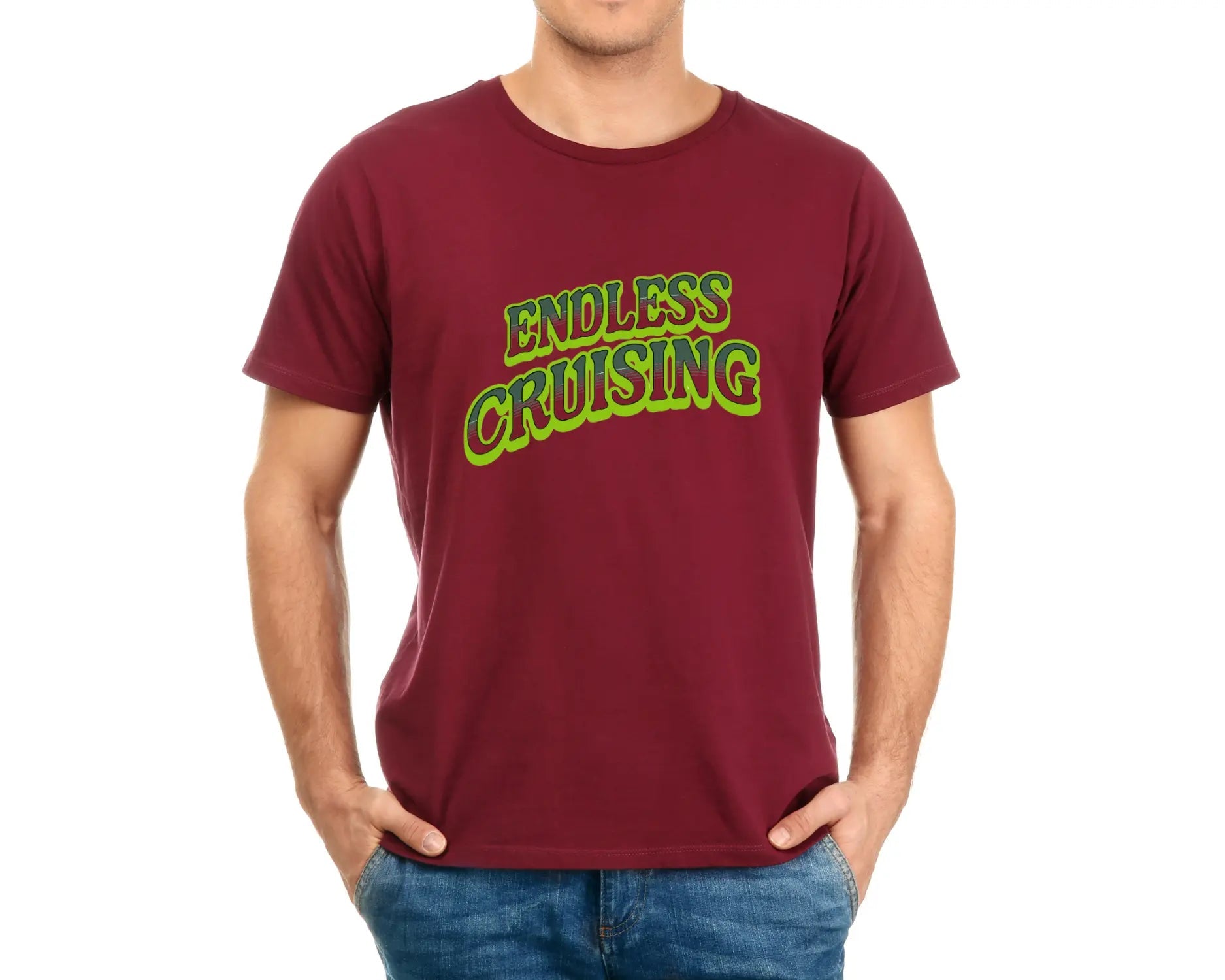 Übergroßes schweres T-Shirt