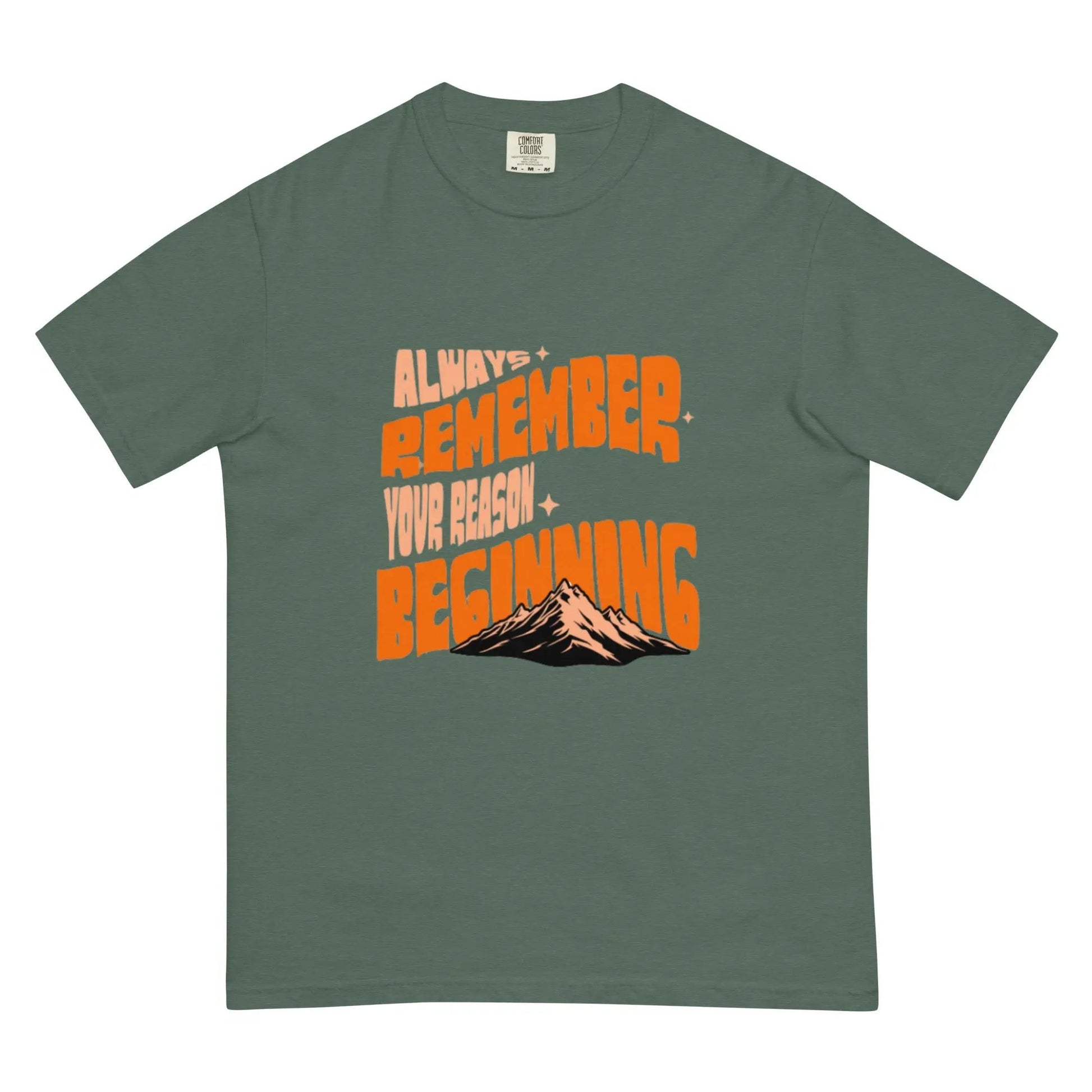 Unisex garment - dyed heavyweight t-shirt