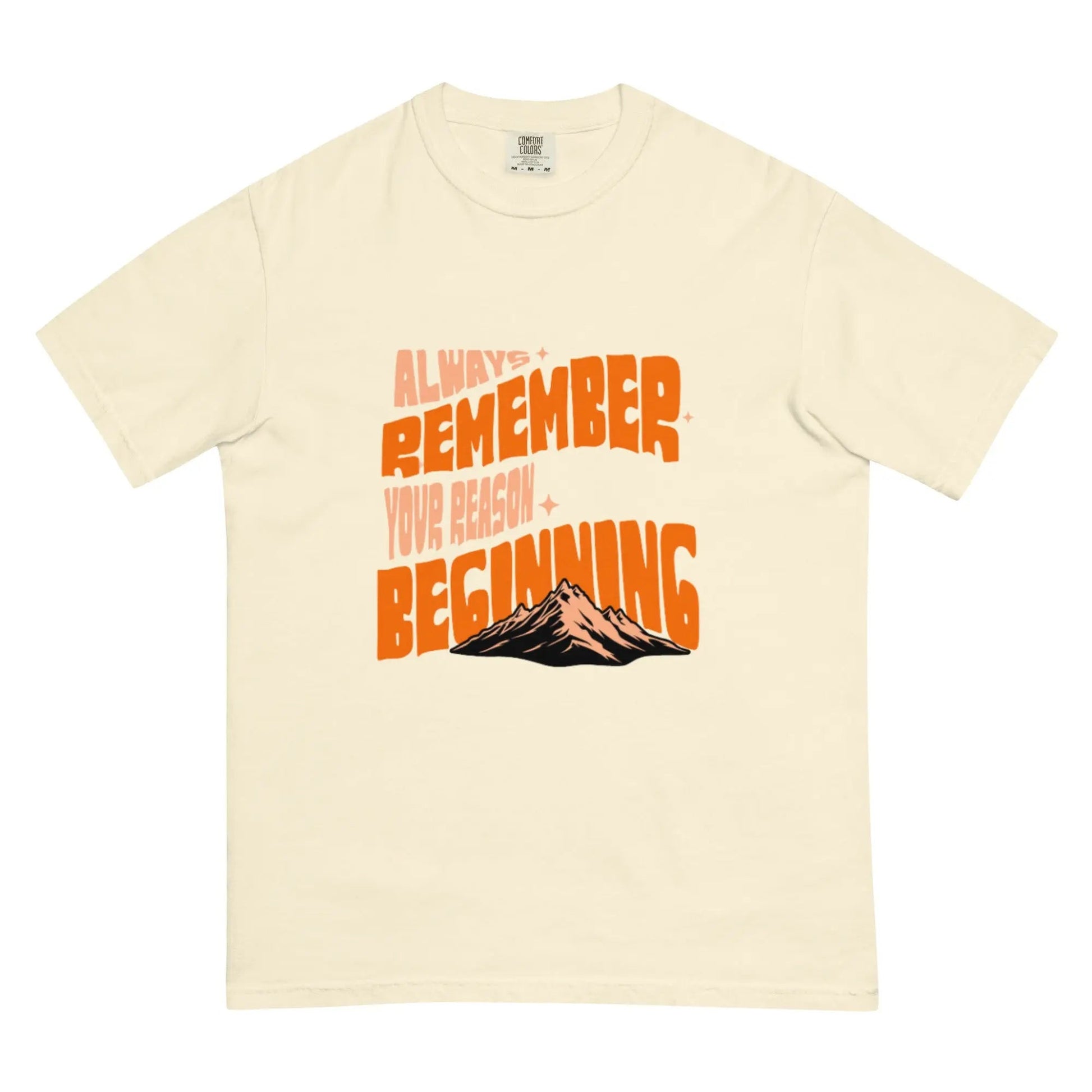 Unisex garment - dyed heavyweight t-shirt