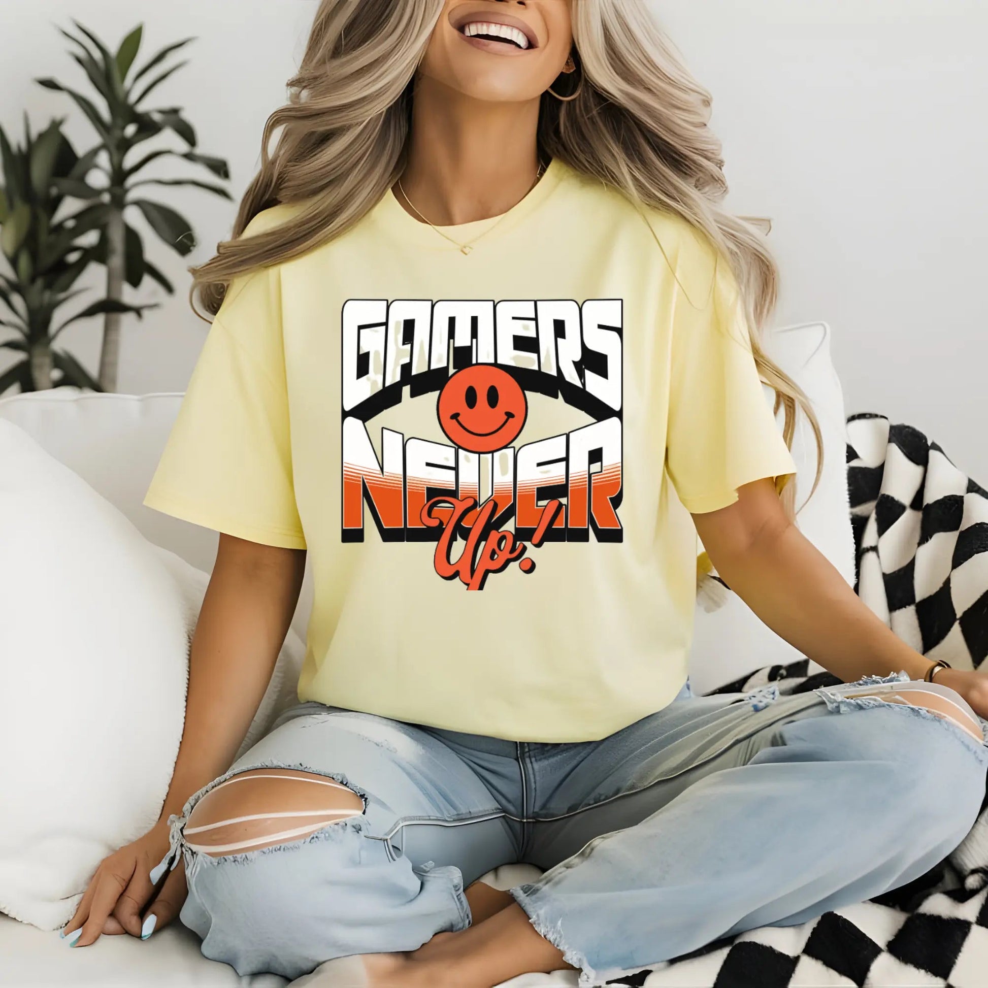 Unisex garment - dyed heavyweight t-shirt