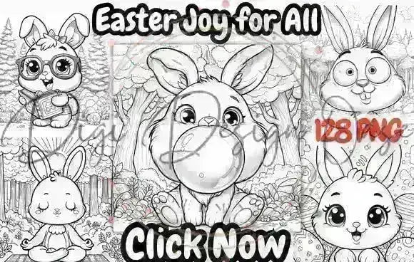 Malbuch Funny Bunny