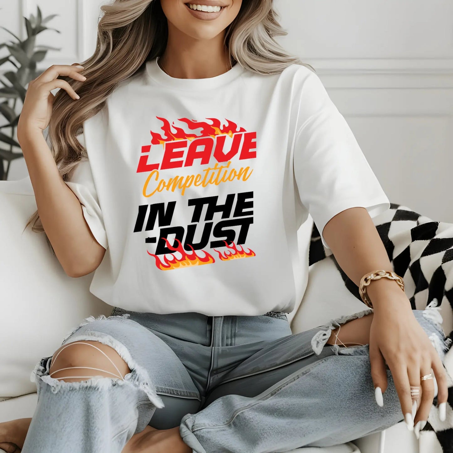 Schweres, stückgefärbtes Unisex - T-Shirt