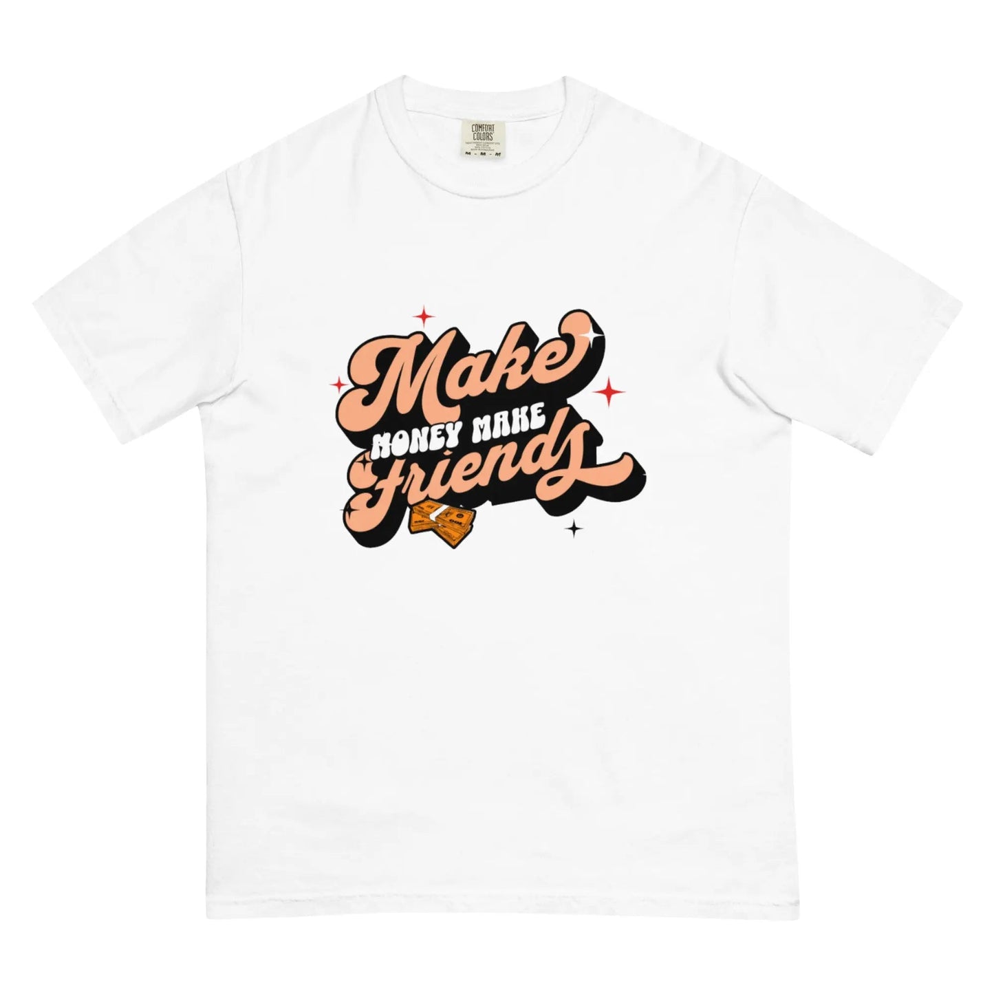 Schweres, stückgefärbtes Unisex - T-Shirt