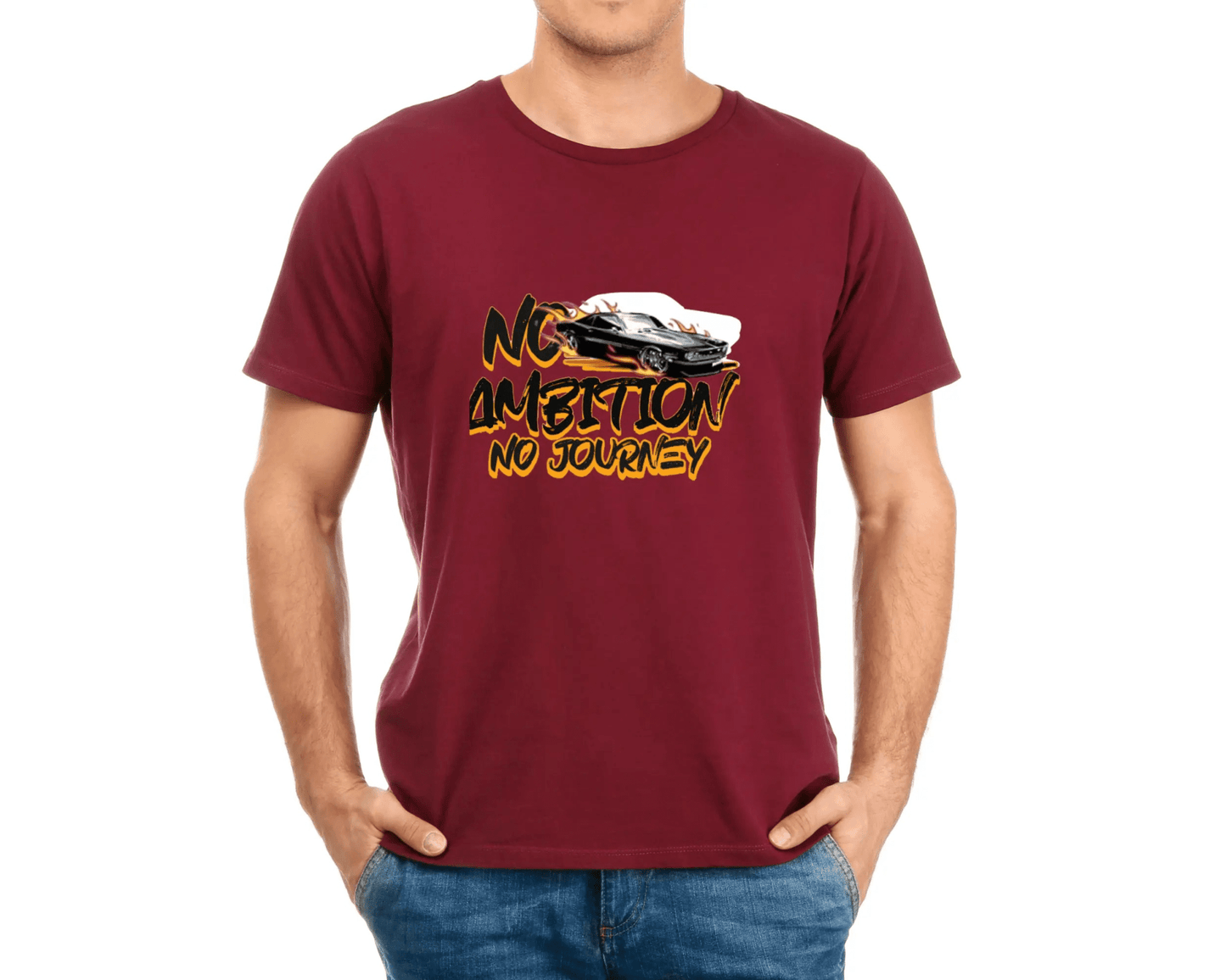 Schweres, stückgefärbtes Unisex - T-Shirt