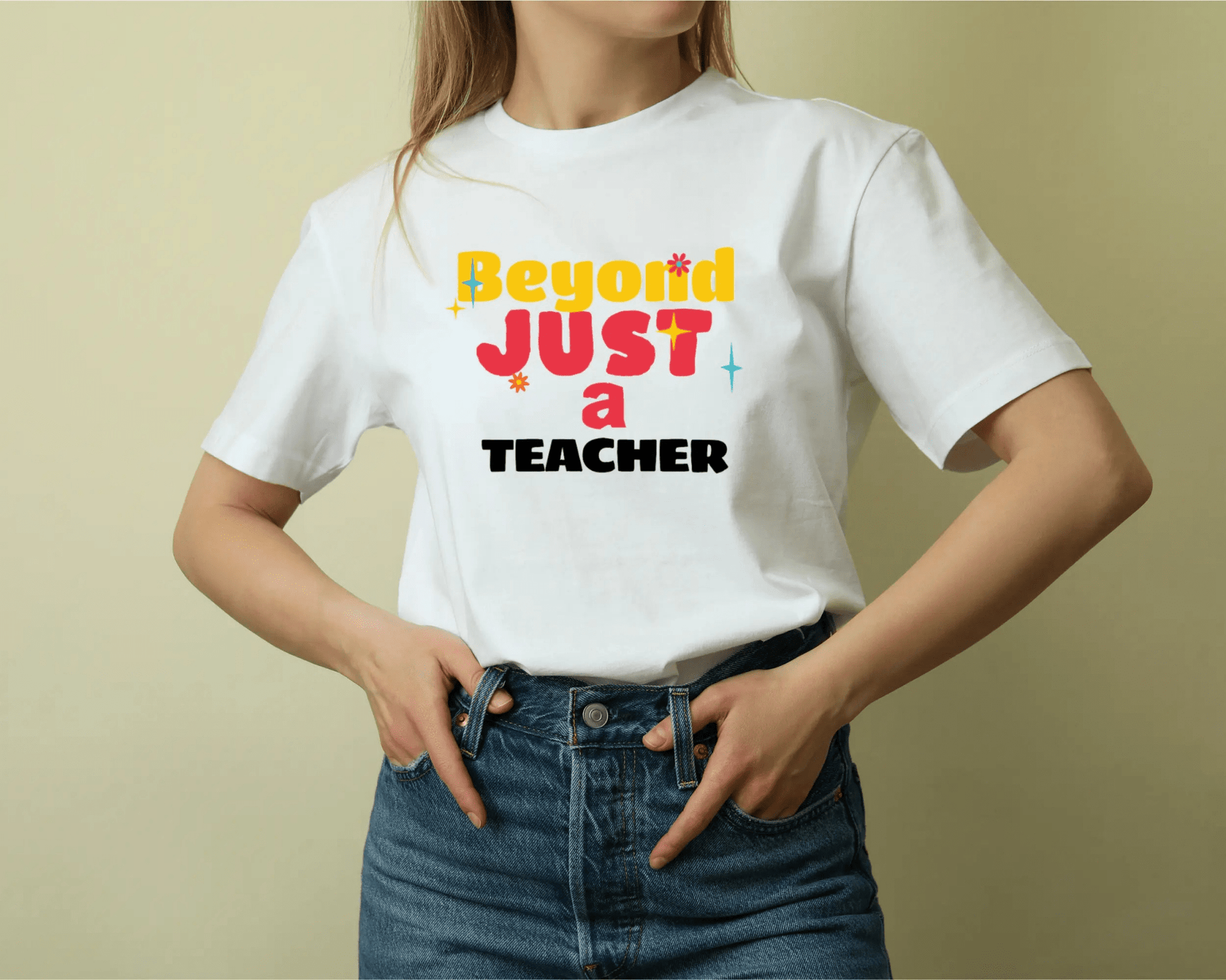 Schweres, stückgefärbtes Unisex - T-Shirt