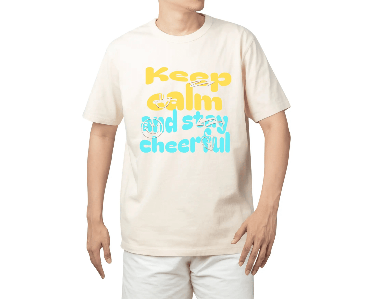 Schweres, stückgefärbtes Unisex - T-Shirt