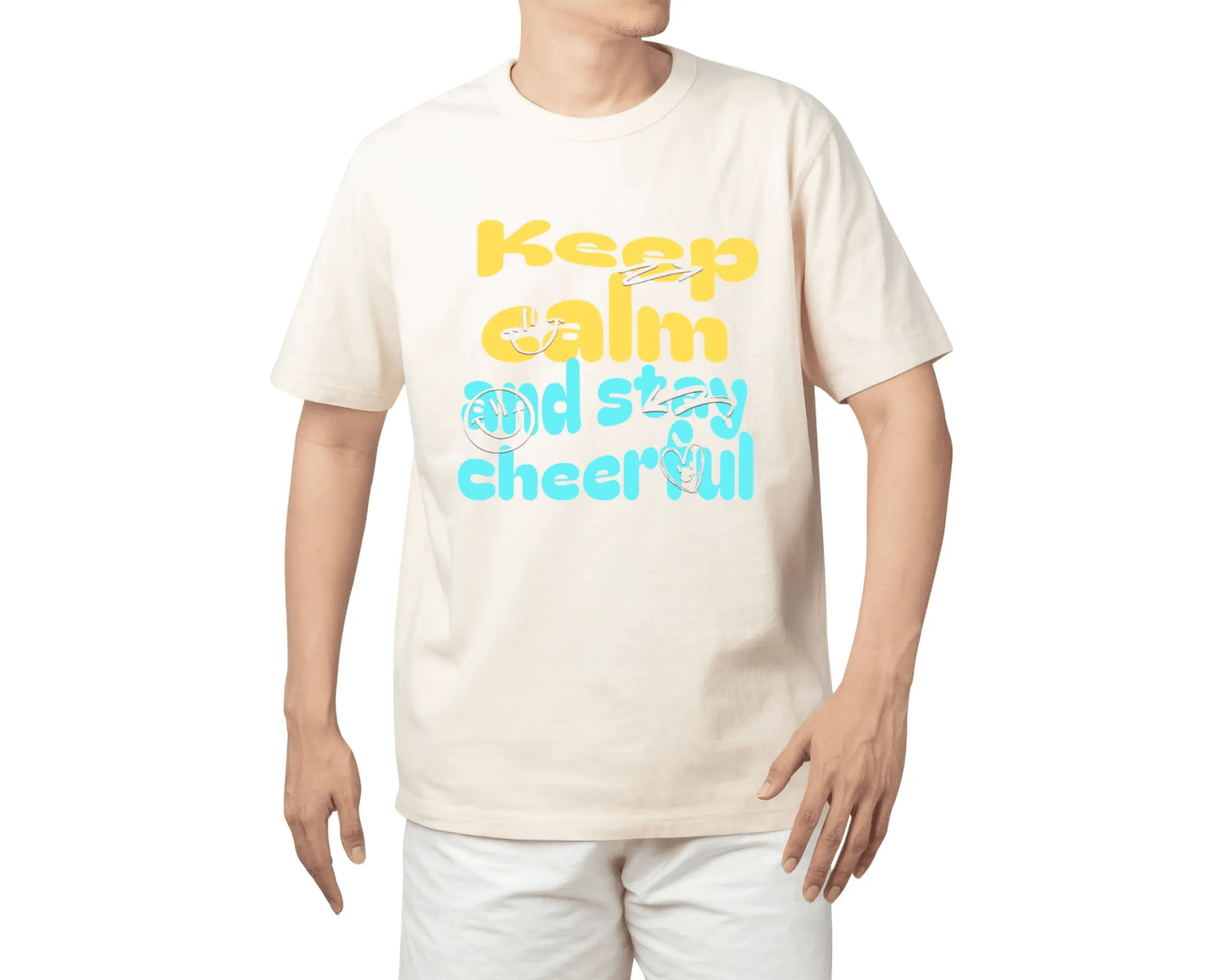 Schweres, stückgefärbtes Unisex - T-Shirt