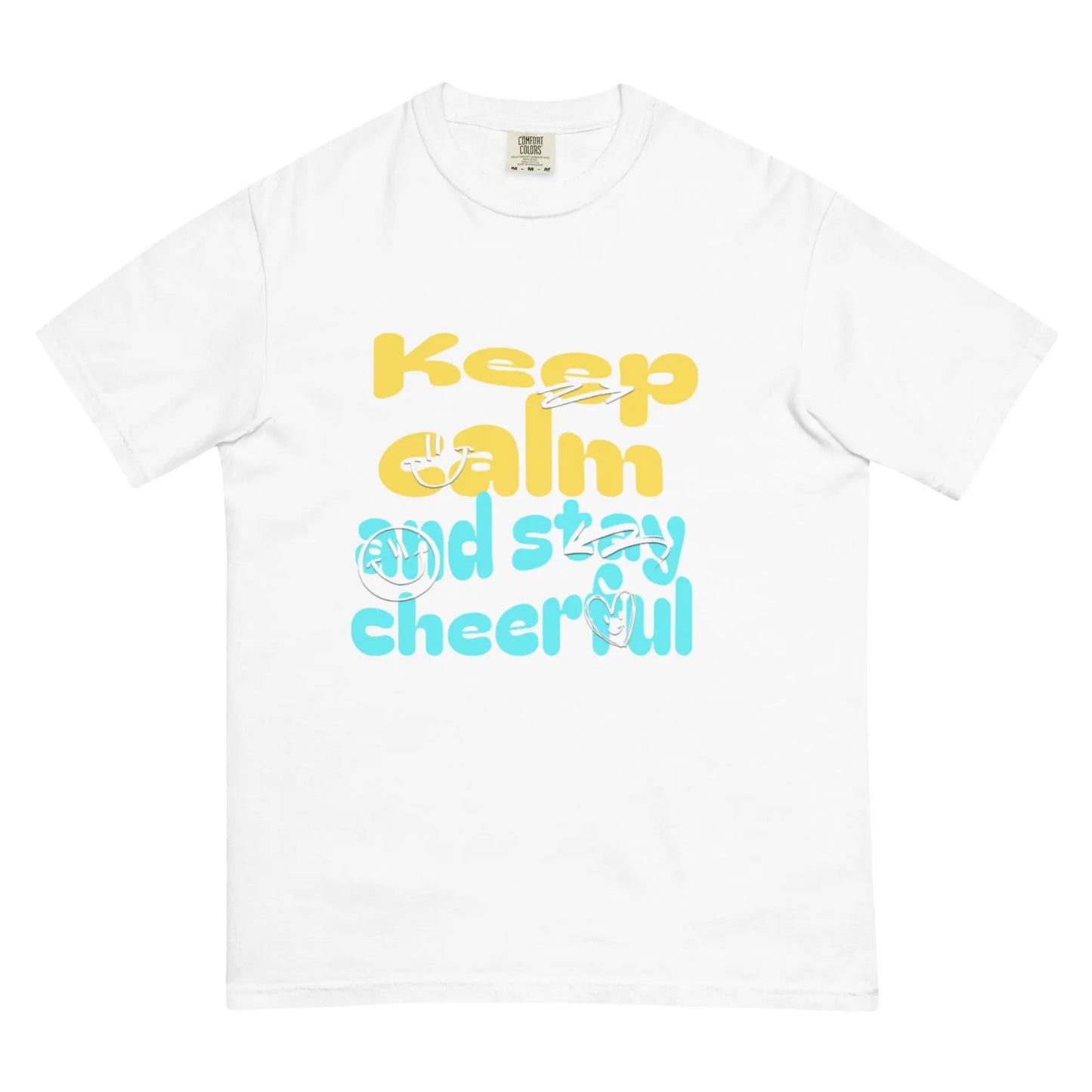 Schweres, stückgefärbtes Unisex - T-Shirt