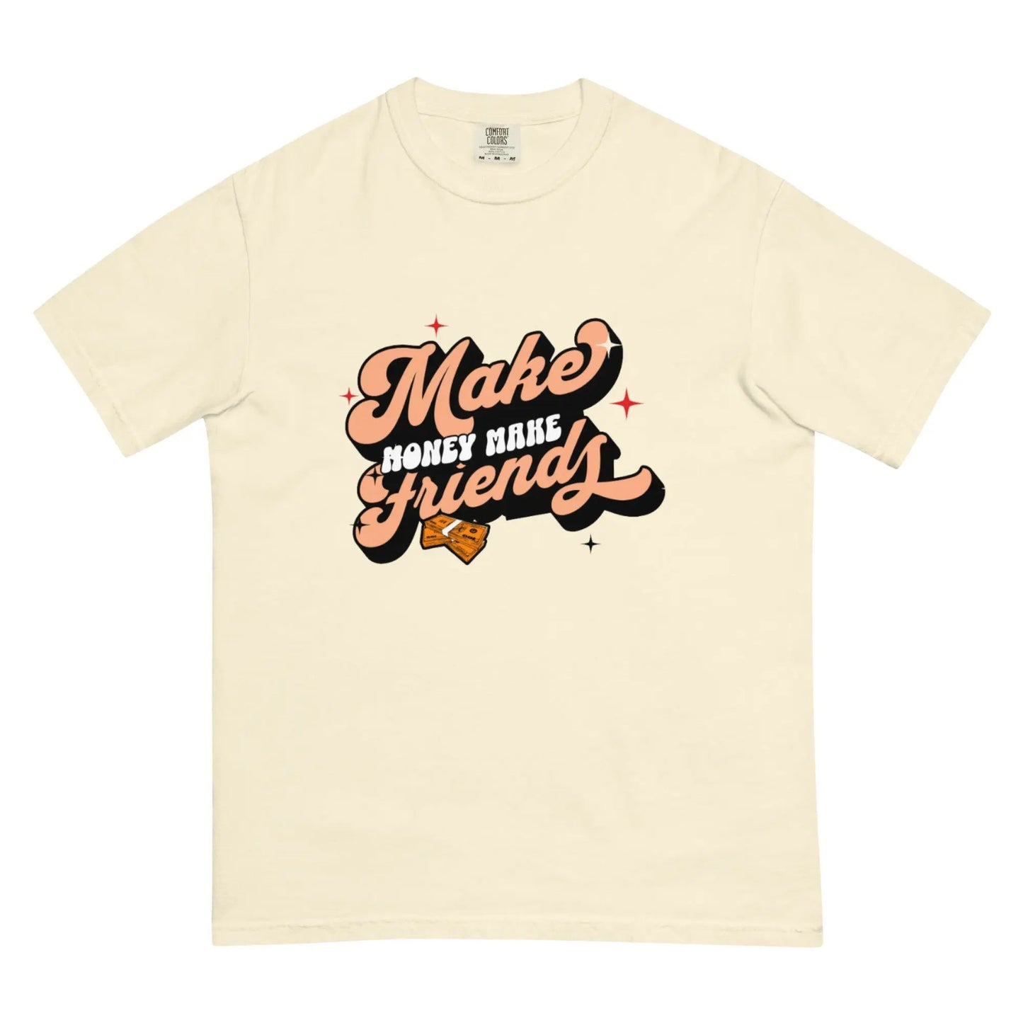 Schweres, stückgefärbtes Unisex - T-Shirt