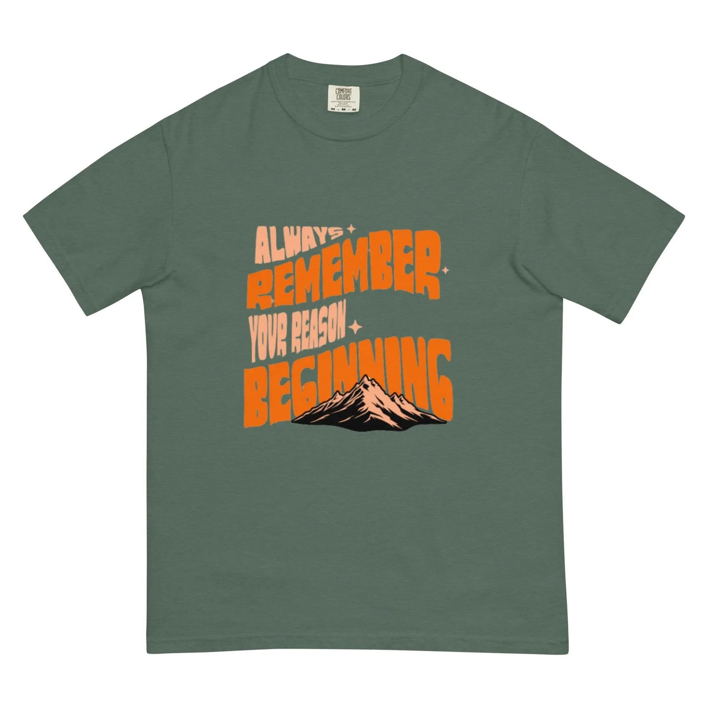 Unisex garment - dyed heavyweight t-shirt